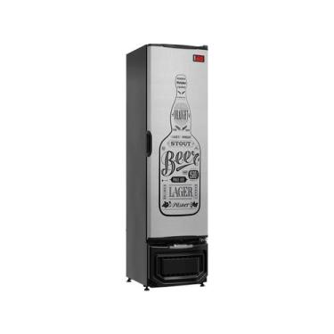 Imagem de Cervejeira com Porta Cega Adesivada 230L GRB23EGW Gelopar 110V, 110V