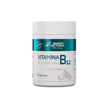 Imagem de Vitamina B12 Metilcobalamina 60 Cápsulas Veganas Bodyaction
