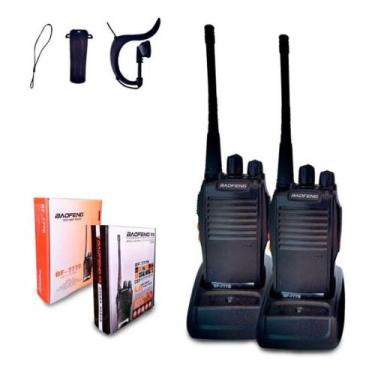 Imagem de Kit 2 Radio Walk Talk Comunicador 16 Ch 12km Baofeng 777s Ht - Balfeng