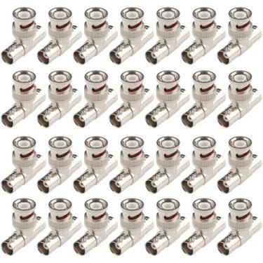 Imagem de Adaptador divisor BNC Fanbalunke BNC macho para 2 fêmeas 28 unidades