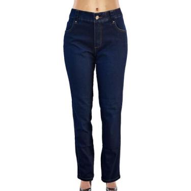 Imagem de Calça Jeans Feminina Cigarrete Cós Anatômico Loper Original - Loopper,