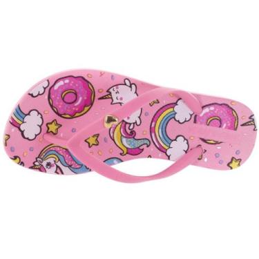 Imagem de Chinelo Infantil Feminino Unicornio Kids Menina Terra e Água, 31/32, R