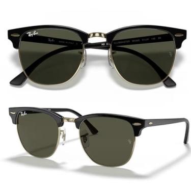 Imagem de Óculos De Sol Ray Ban ClubMaster Classic RB3016 Tamanho 55