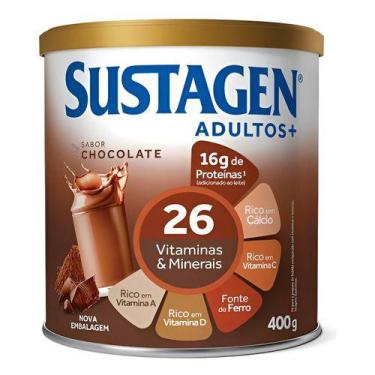 Imagem de Sustagen Complemento Alimentar Adulto Sabor Chocolate 400g, Chocolate