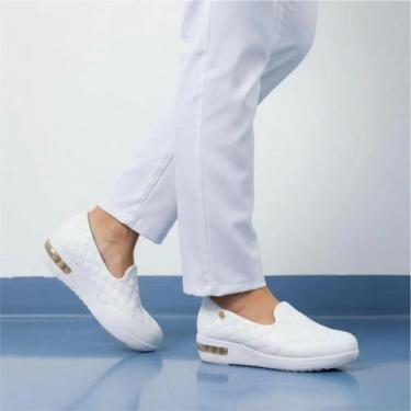 Imagem de Tênis Modare 7320.263 Com Bolha Em Gel Amortecedor Conforto, Branco of