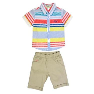 Imagem de Conjunto Infantil Menino Verão - Kiki & Mily, 2, Caqui