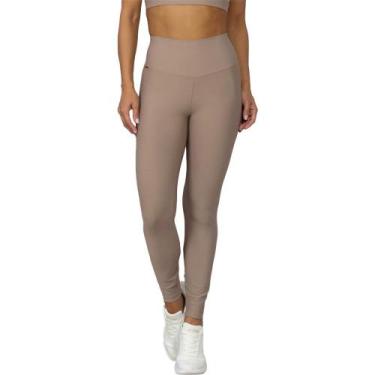 Imagem de Legging Run More Hyper Essencial Feminina, Bege, Bege, M