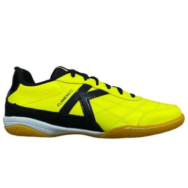 Imagem de Tênis Futsal kelme Flamenco Fs Unissex Amarelo, 41
