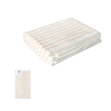 Imagem de Toalha de algodão de mão listra bege - MINISO