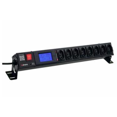 Imagem de Filtro de linha Ts shara IOT + Protetor 8 Tomadas Display 10