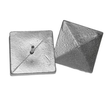 Imagem de Kit com 4 Cravos de Alumínio Fundido para decoração de portões tamanho