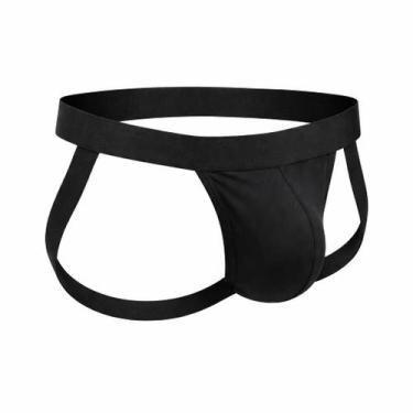 Imagem de Cueca Jockstrap Sexy Com Abertura Na Parte De Trás - John Skull, Preto
