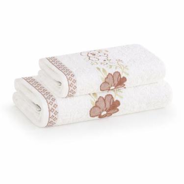 Imagem de Kit Toalha Banho + Rosto Karsten Yuna 430g/m² Softmax Macia Alta Absor