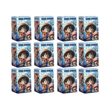 Imagem de One Piece Anime Luffy Ace Sanji Mei Blind Box PVC Action Figure Estátu