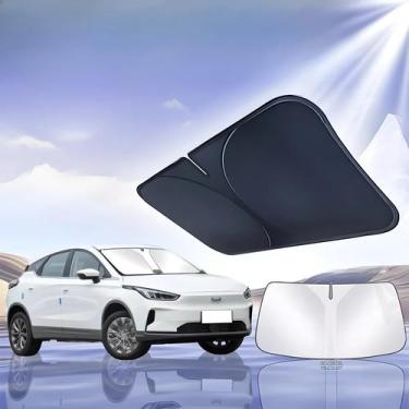 Imagem de Protetor Solar Para Para-brisa Do Carro Geely Geometry C, Visor De Jan