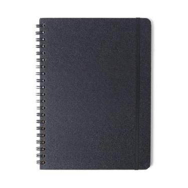 Imagem de Caderno universitário capa dura 1x1 80 folhas Clássica Preta - Cicero
