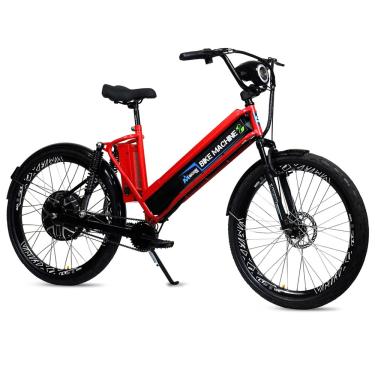 Imagem de Bicicleta Elétrica Premium 800W 48V Vermelha