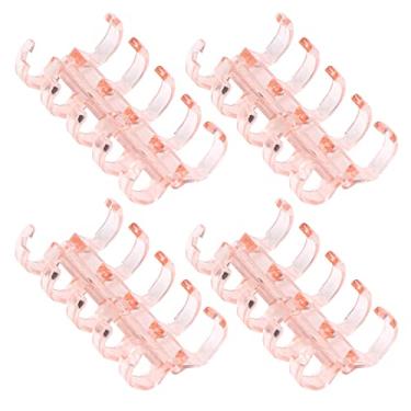 Imagem de Anéis de encadernação, 11 mm de espessura de encadernação Material transparente Material de escritório Escrita gratuita para material de escritório para uso escolar(Vermelho transparente)