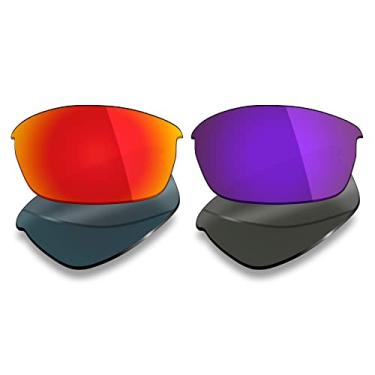 Imagem de Mryok 2 pares de lentes polarizadas de substituição para óculos de sol Oakley Flak Jacket – Opções