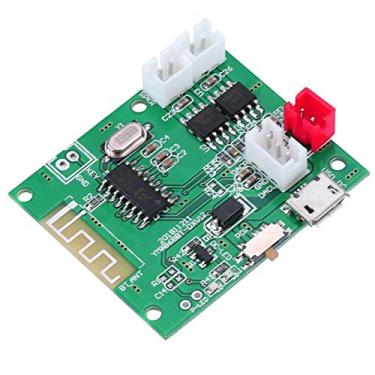 Imagem de Mugast 2 placa amplificador de 5W, CC 3,7V-5V Bluetooth 5.0 AUX placa amplificador de potência de entrada de áudio placa mãos-livres chamadas e botões externos