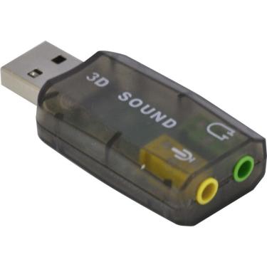 Imagem de Adaptador Placa De Som Usb 5.1 Canais Virtual Ausb51