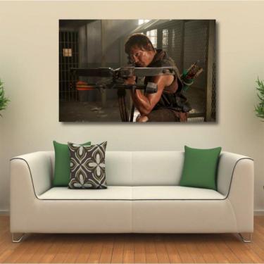 Imagem de Quadro decorativo The Walking Dead Daryl - Tela em Tecido