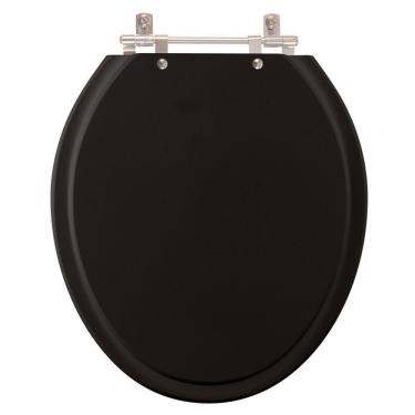 Imagem de Assento Sanitário Lirio Preto para Vaso Celite