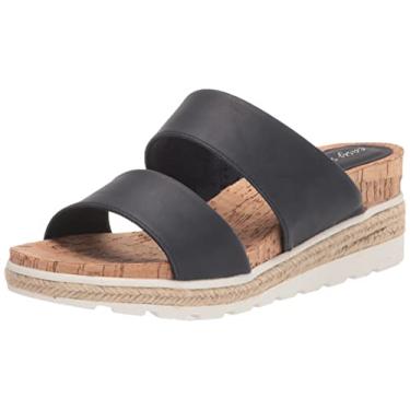 Imagem de Easy Street Sandália feminina Maryann Wedge, Azul marino, 10 X-Wide
