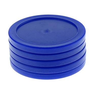 Imagem de Simhoa 5 peças de discos Air Hockey de 62 mm para mesas de hóquei de ar em tamanho completo - Escolha cores - azul