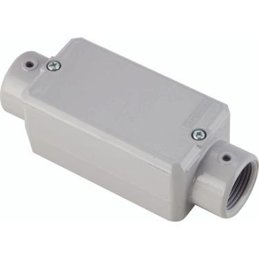 Imagem de Condulete Fixo "C" 1.1/2" com tampa / sem rosca / com pintura Tramontina