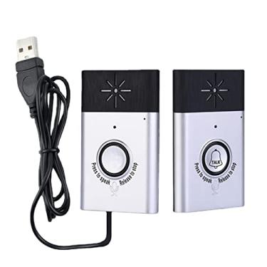 Imagem de Campainhas de intercomunicação para sala de aula doméstica, campainha inteligente de intercomunicação de voz bidirecional para de controle de acesso intercomunicador