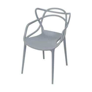 Imagem de Cadeira Allegra Solna Polipropileno Cinza - Or Design
