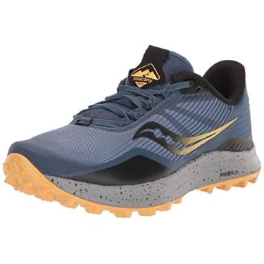 Imagem de Saucony Tênis de Corrida Feminino Peregrine 12 Trail, Bacia/ouro, 5.5
