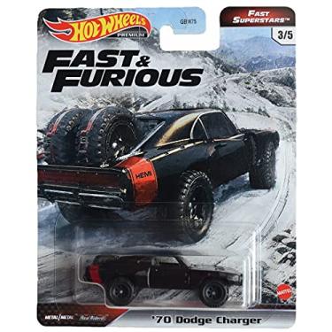 Imagem de Hot Wheels '70 Dodge Charger, [Black] Fast Superstars 3/5
