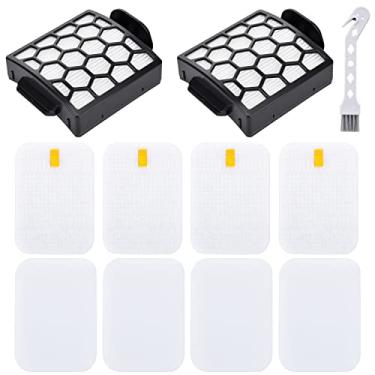 Imagem de Filtro de substituição para Shark Zero-M autolimpeza Pet Pro ZU60 ZU62 ZU62C Navigator Pet Plus NV150 NV151 NV251 e Rotator NV255 Aspirador vertical Compare com as peças # 1238FT60 e 1239FT60