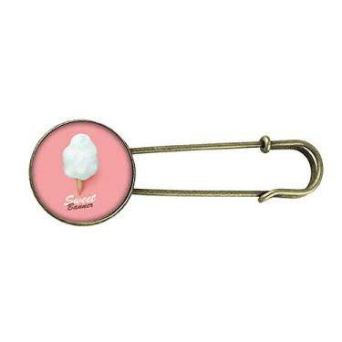 Imagem de Broche de metal retrô de sorvete de casquinhas de ovo enorme creme