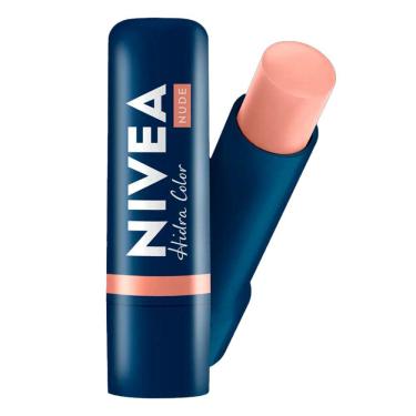 Imagem de Protetor Labial Nivea 2 Em 1 Hidra Color Nude 4,8g