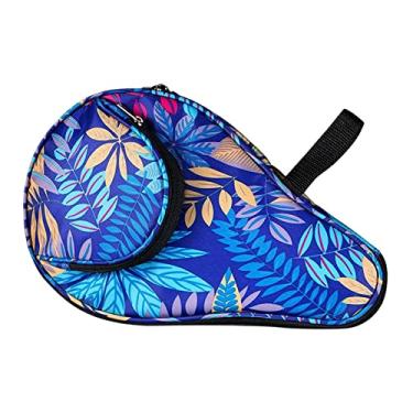 Imagem de Harilla Capa de raquete de tênis de mesa leve para Oxford, organizador protetor, estojo de pá de para treinamento de equipamentos esportivos, cabaça azul