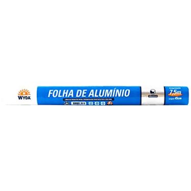 Imagem de Kit 10X Rolo Papel Alumínio Simples (7,5m / 45cm) - Wyda