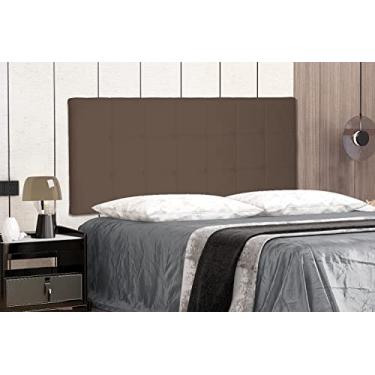 Imagem de Cabeceira Estofada Cama Casal Box Painel Suspensa 1,40 M - Verona (Suede, Caramelo)