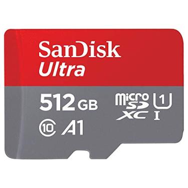 Imagem de SanDisk Cartão ultra microSDXC de 512 GB para Chromebook + adaptador SD de até 150 MB/s com desempenho de aplicativo A1 UHS-I Classe 10 U1