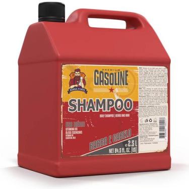 Imagem de Shampoo Gasoline Premium 2.5L Barbearia Barba E Cabelo Uso Diário Barb