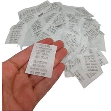 Imagem de Silica gel sache pacote com 200 dessecante antimofo desumidificador