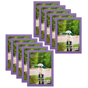 Imagem de Kit 10 Molduras Porta Retrato 20X30 Lilás