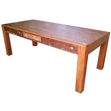 Imagem de Mesa Rústica Hernandez em Madeira de Demolição - Cód 1348