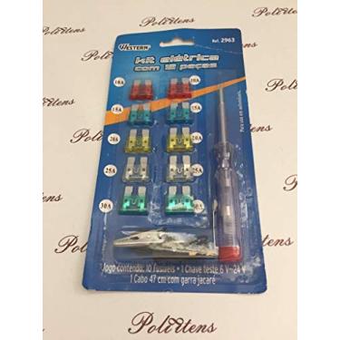 Imagem de Kit Fusível para Automóvel + Caneta Teste-WESTERN-2963