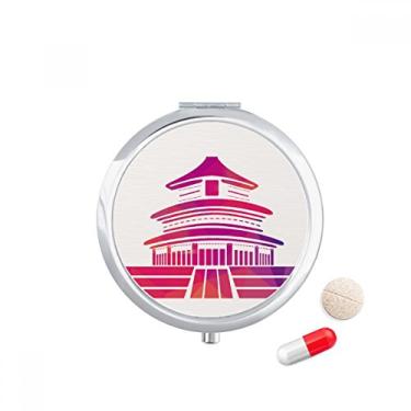 Imagem de China Red Temple of Heaven Patriotismo Caixa de armazenamento de remédios