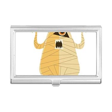 Imagem de Corpse Fear Halloween Ghost Happy Porta-cartão de visita Carteira de bolso