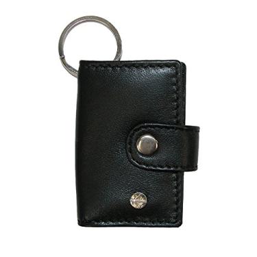 Imagem de Carteira de couro para cartão de digitalização CTM (pacote com 3), Black With Black Interior, One Size