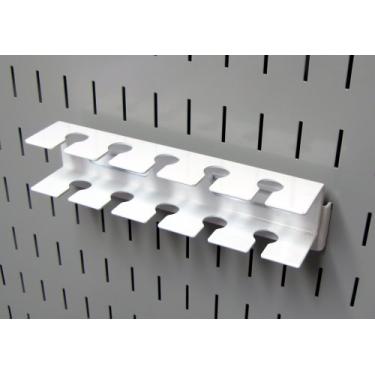 Imagem de Wall Control ASM-SL-008 W Pegboard suporte de ferramentas ranhurado acessório de metal para controle de parede apenas, branco